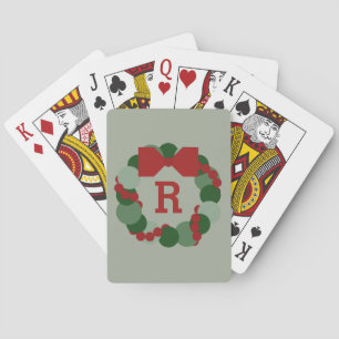 Baraja De Cartas Navidades geométricos se escribieron sobre el sabi