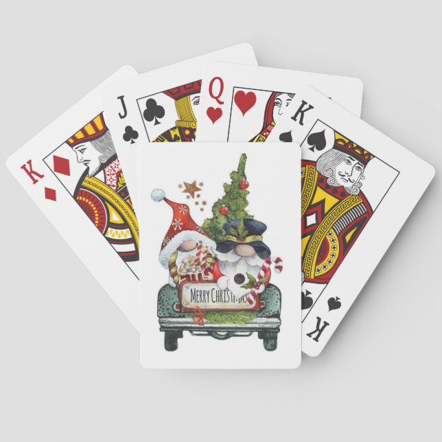 Baraja De Cartas Navidades Gnomes (Reverso)