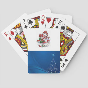 Baraja De Cartas Navidades Jugando La Tarjeta