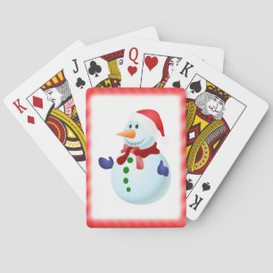 Baraja De Cartas Navidades Jugando La Tarjeta