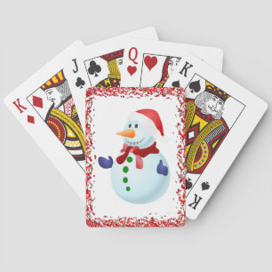Baraja De Cartas Navidades Jugando La Tarjeta