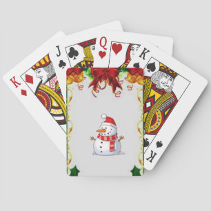 Baraja De Cartas Navidades Jugando La Tarjeta