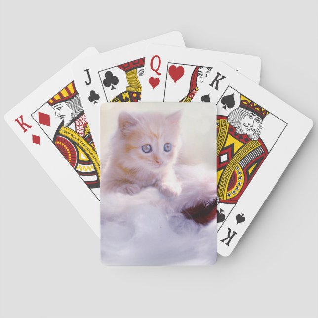 Baraja De Cartas Navidades Kitten (Reverso)