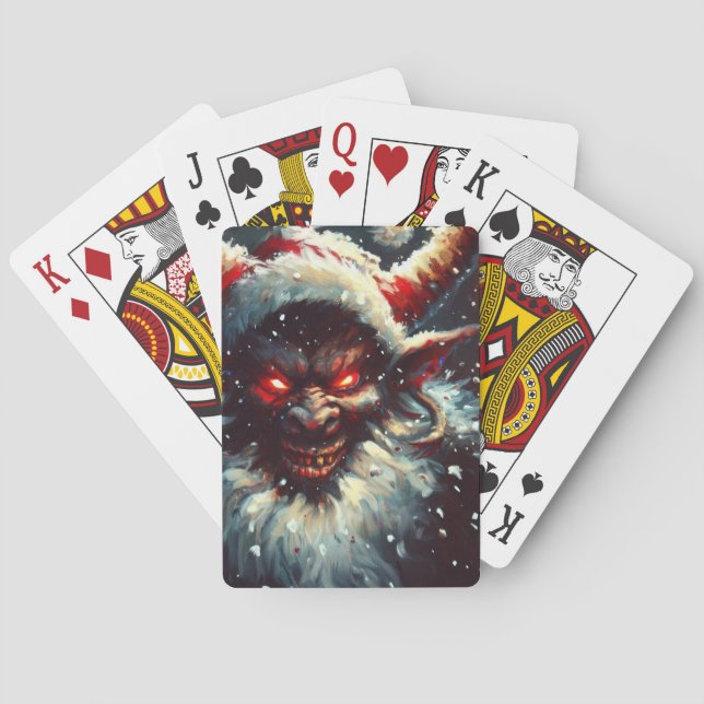 Baraja De Cartas Navidades Krampus (1) (Reverso)