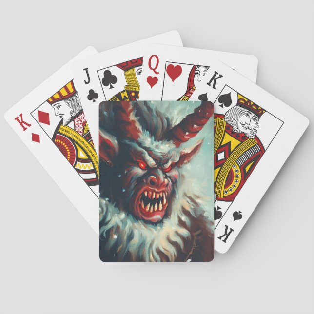 Baraja De Cartas Navidades Krampus (3) (Reverso)