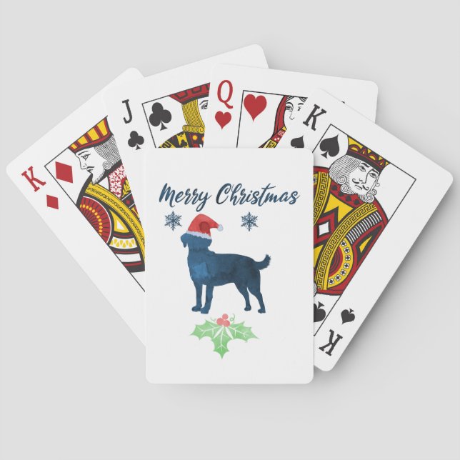 Baraja De Cartas Navidades Labrador (Reverso)
