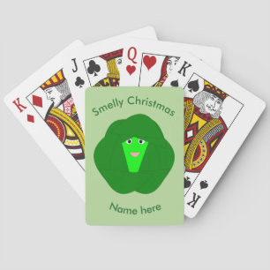 Baraja De Cartas Navidades malolientes Tarjetas de juego de brotes