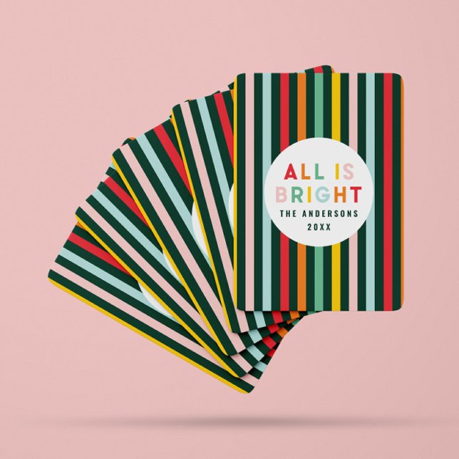 Baraja De Cartas Navidades modernos y luminosos (Subido por el creador)