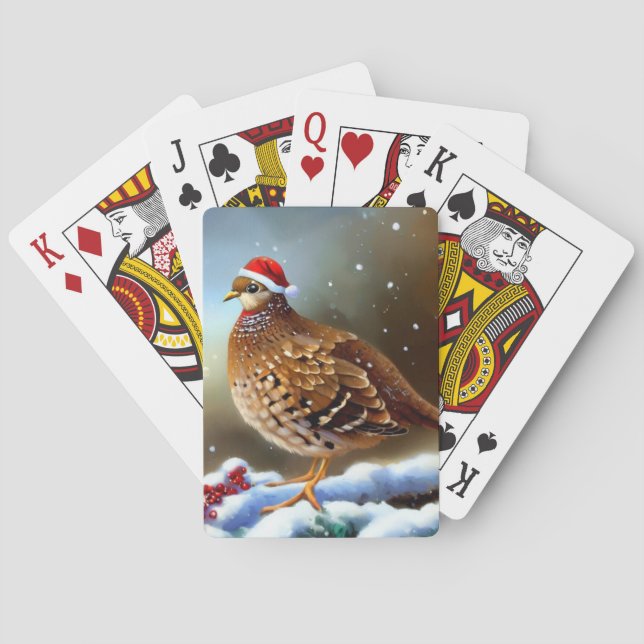 Baraja De Cartas Navidades Partridge (2) (Reverso)