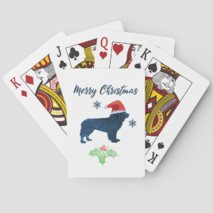 Baraja De Cartas Navidades Perro de Terranova