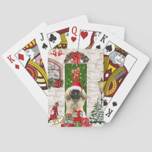 Baraja De Cartas Navidades Perros de Pekín