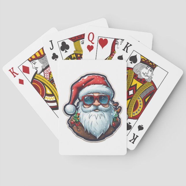 Baraja De Cartas Navidades Santa (Reverso)