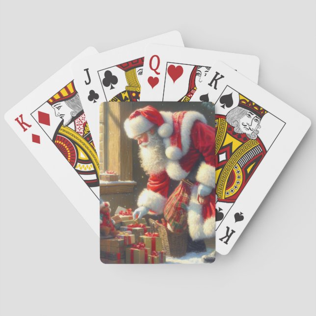 Baraja De Cartas Navidades Santa Claus 3 (Reverso)