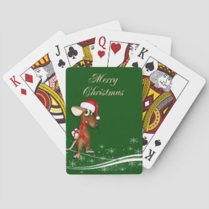 Baraja De Cartas Navidades Santa Claus Mouse