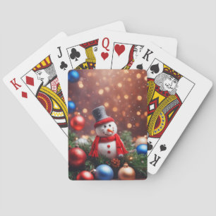 Baraja De Cartas Navidades Snowman