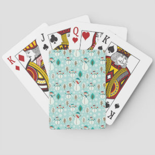 Baraja De Cartas Navidades Snowmen
