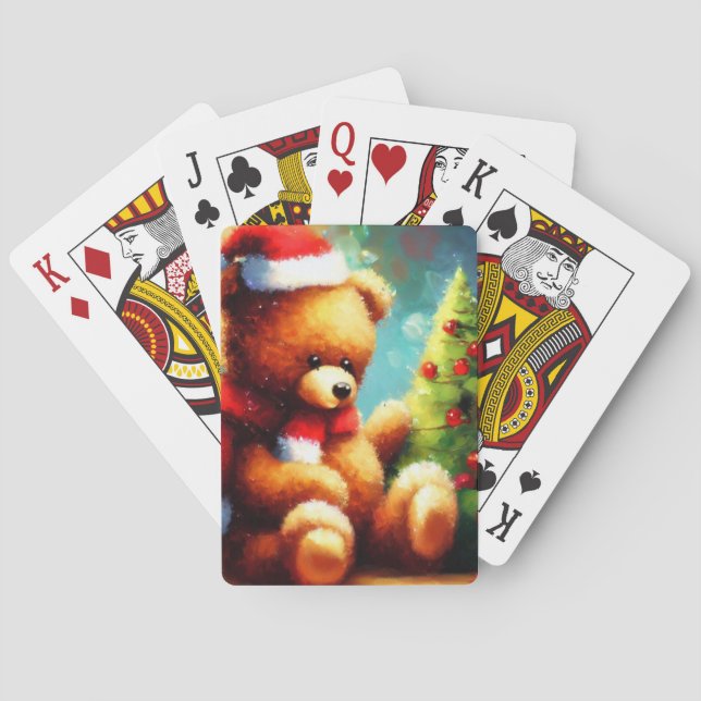 Baraja De Cartas Navidades Teddy Bear (1) (Reverso)