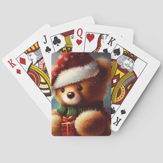 Baraja De Cartas Navidades Teddy Bear (2) (Reverso)