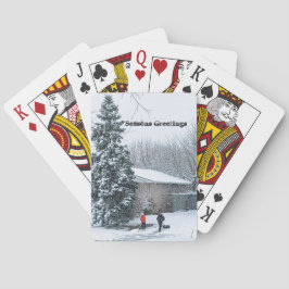 Baraja De Cartas Navidades Tiempo Diversión