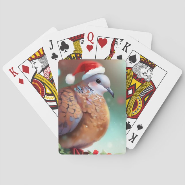 Baraja De Cartas Navidades Turtle Dove (1) (Reverso)