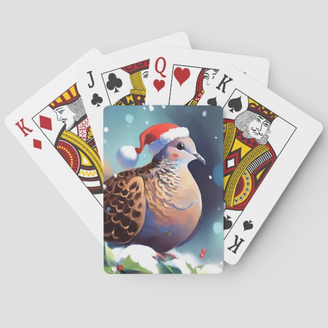 Baraja De Cartas Navidades Turtle Dove (2) (Reverso)
