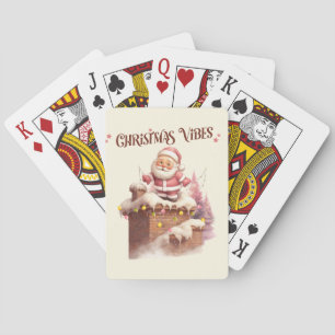 Baraja De Cartas Navidades Vibes Pink Santa