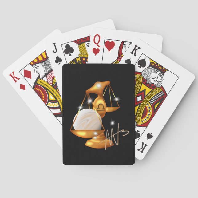 Baraja De Cartas Nebula Libra Venus Zodiac (Reverso)