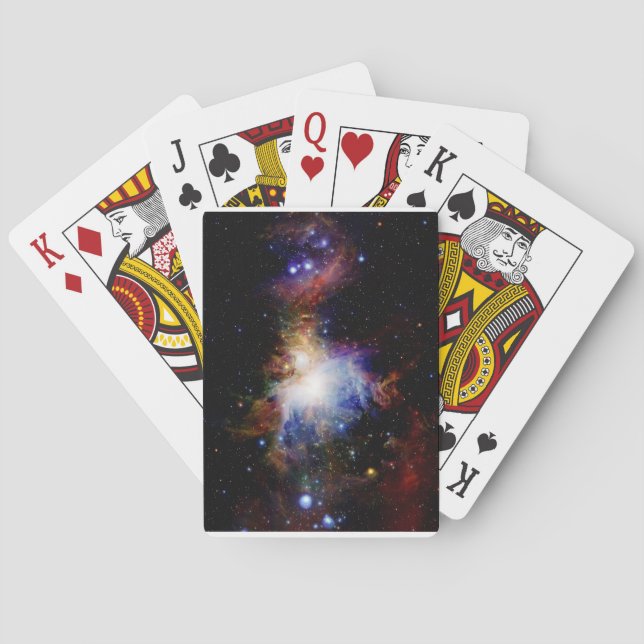 Baraja De Cartas Nebulosa colorida (Reverso)
