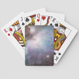 Baraja De Cartas Nebulosa Orión Astronomía azul marrón beige cielo 