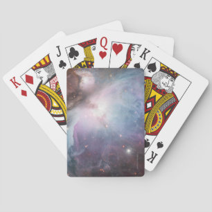 Baraja De Cartas Nebulosa Orión Astronomía azul marrón beige cielo