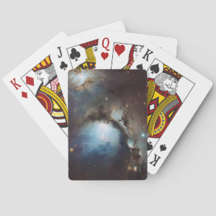 Baraja De Cartas Nebulosa Orión Astronomía azul marrón beige cielo