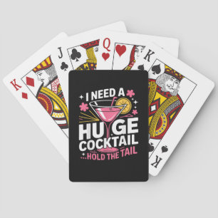 Baraja De Cartas Necesito un cóctel enorme divertido