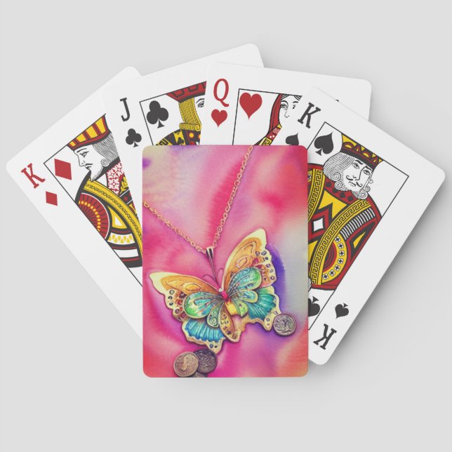 Baraja De Cartas Necklace Artsy (Reverso)