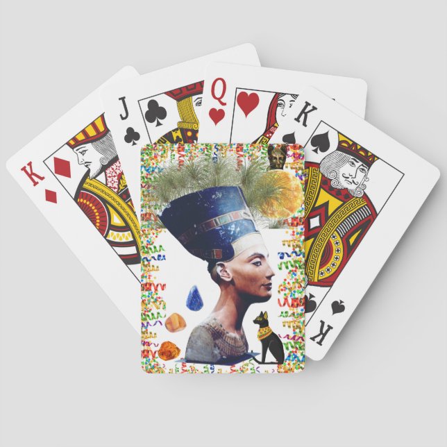 Baraja De Cartas Nefertiti (Reverso)