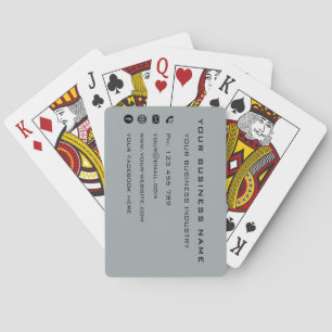 Baraja De Cartas Negocio personalizado: tarjetas de reproducción de
