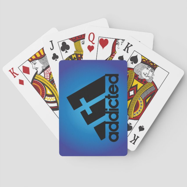 Baraja De Cartas Negro adicto (Reverso)