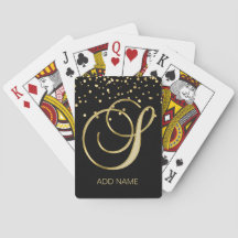 Negro de encargo personalizado del oro de la letra