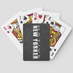 Baraja De Cartas Negro nativo neoyorquino