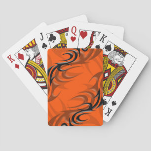 Baraja De Cartas Negro sobre tarjetas de juego de "humo" para Naran