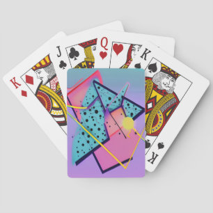 Baraja De Cartas Neo-Memphis Diseño Ken Gage Retrowave Bella Artes