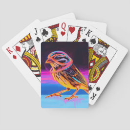 Baraja De Cartas Neon Sparrow con acentos brillantes