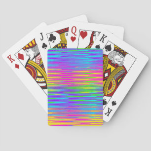 Baraja De Cartas Neon ZigZag