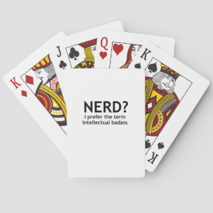 Baraja De Cartas ¿Nerd? Diseño divertido y original