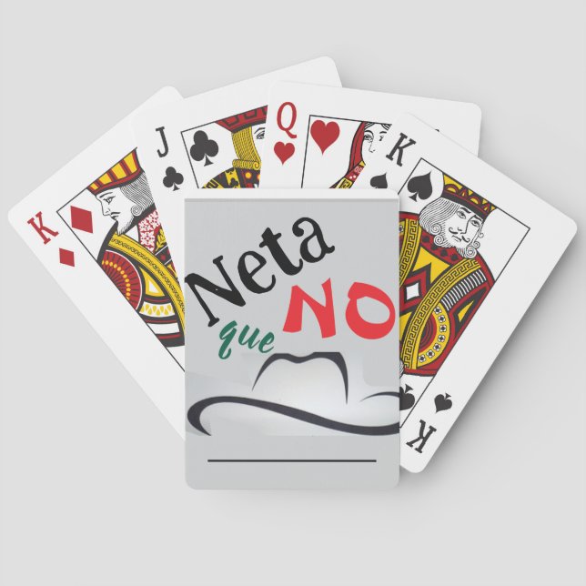 Baraja De Cartas Neta que No! (Reverso)