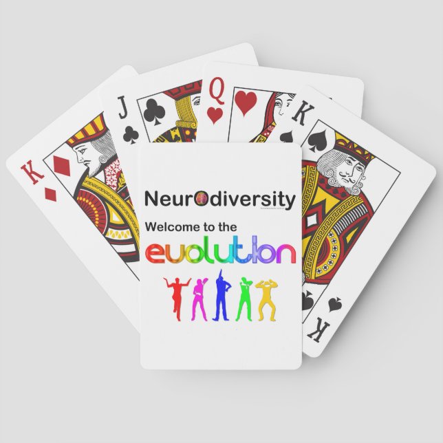 Baraja De Cartas Neurodiversidad Bienvenidos a la evolución (Reverso)
