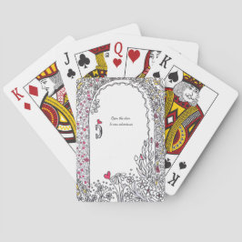 Baraja De Cartas ​New Beginnings: Whimsical Floral Garden Door