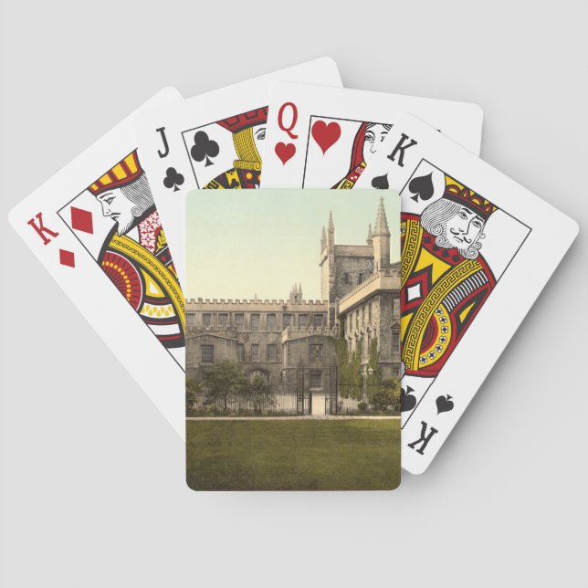 Baraja De Cartas New College, Oxford, Inglaterra (Reverso)