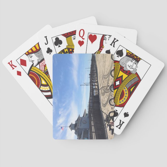 Baraja De Cartas Newport Pier, Newport Beach, California (Reverso)