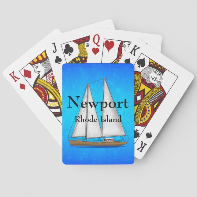 Baraja De Cartas Newport Rhode Island (Reverso)