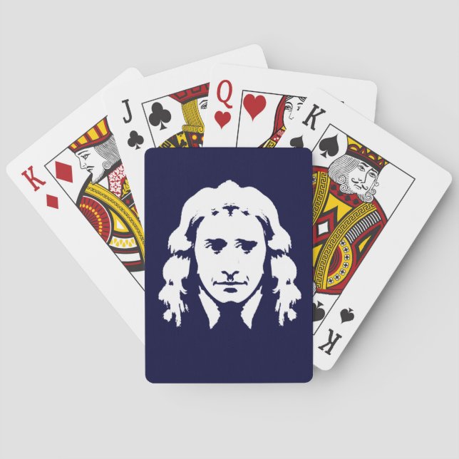 Baraja De Cartas Newton sonriente (Reverso)